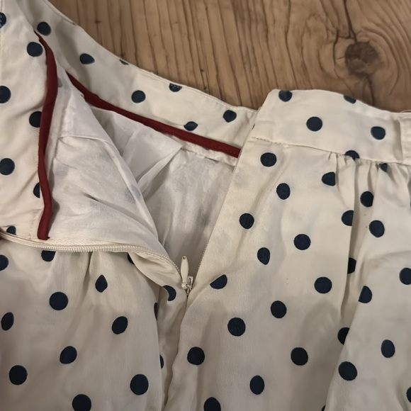 Lands End Canvas 1963 Polka Dot Skirt Size 4 - Picture 6 of 9